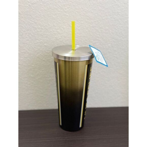 Harry Potter Hufflepuff Ombre Stainless Steel Tumbler - Picture 3 of 10
